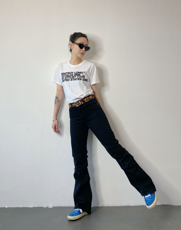 Black Stack Jeans #250205